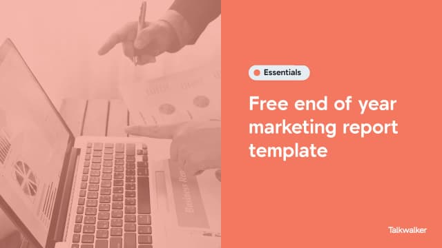 Featured image for Free end of year marketing report template