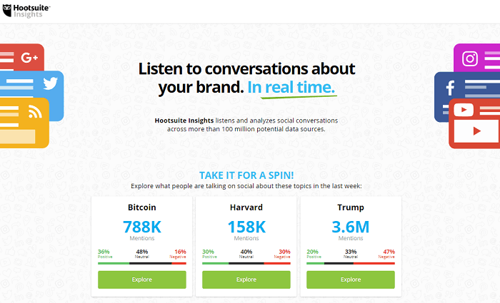 Herramienta de análisis de Twitter - Hootsuite