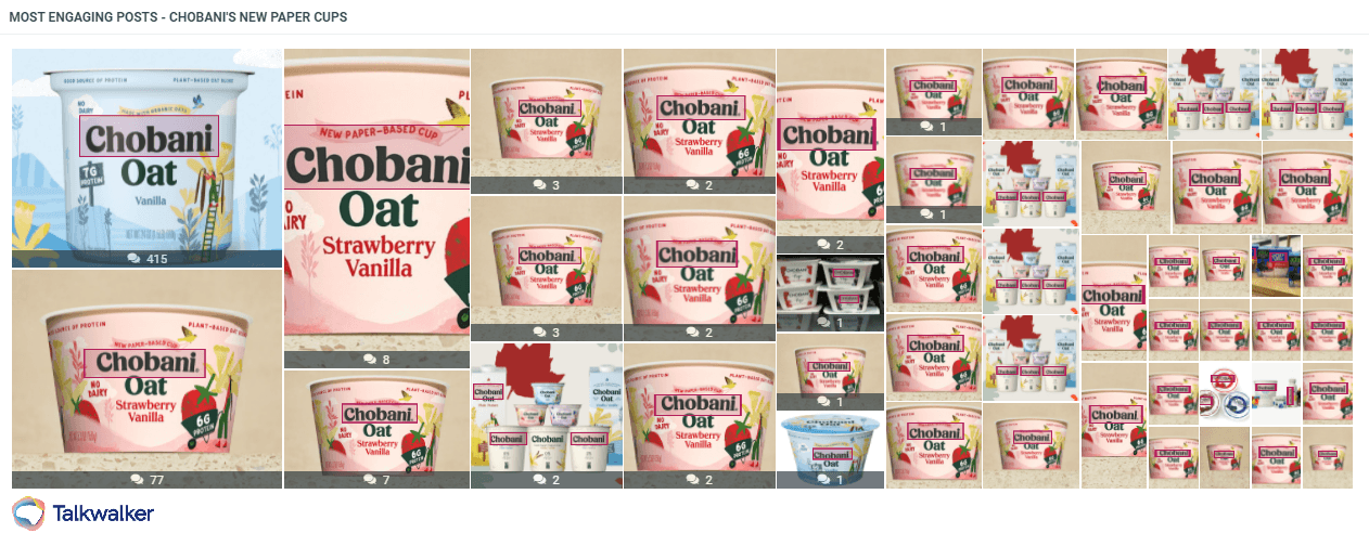 Riconoscimento immagini relativo al packaging di Chobani
