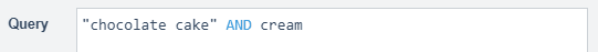 AND query Boolean