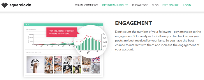social media analytics tools - squarelovin